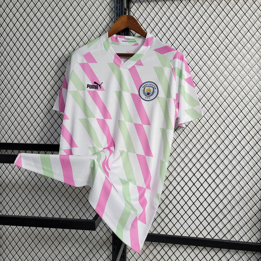 2023/2024 Manchester City Training Suit White Football Shirt 1:1 Thai Quality