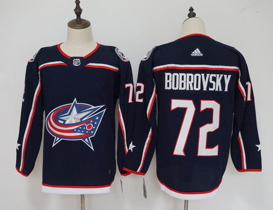 NHL Columbus Blue Jackets BOBROVSKY # 72 Jersey