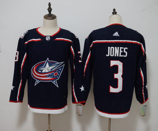 NHL Columbus Blue Jackets JONES # 3 Jersey