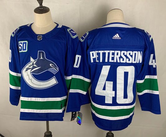NHL Vancouver Canucks  PETTERSSON # 40 Jersey