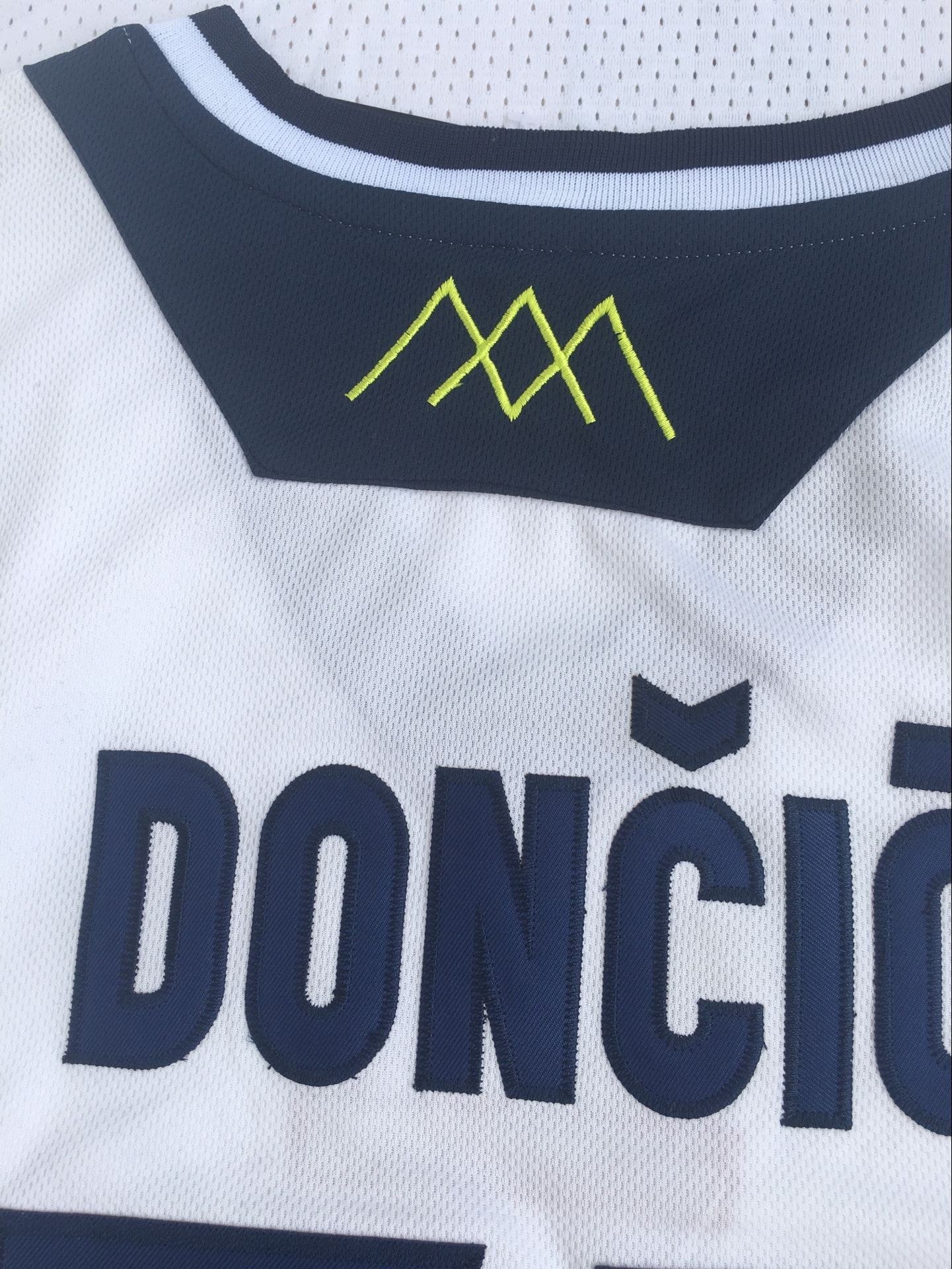 Euroleague national team No. 77 Luka Doncic white embroidered jersey