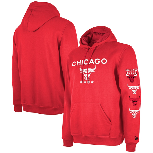 Chicago Bulls  2023/24 City Edition Pullover Hoodie - Red