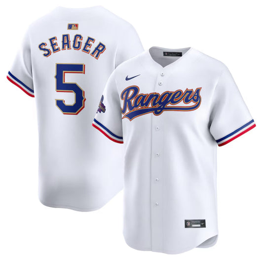 Corey Seager Texas Rangers Gold Edition Jerseys