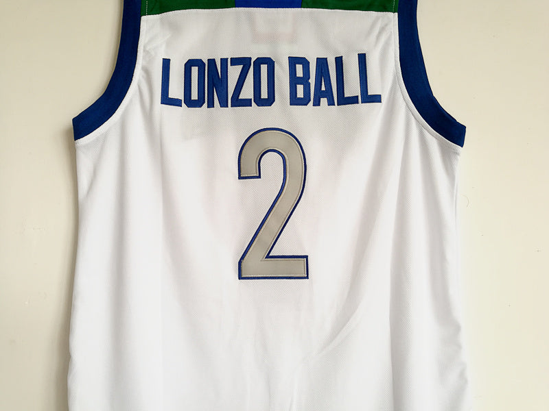 2017 Rookie of the Year "Ball" Lonzo Ball No. 2 Chino Hills High School white jersey