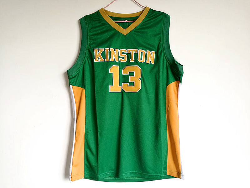 Ingram No. 13 Kingston High School Green Basketball Jersey