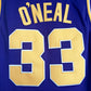 NCAA Louisiana State University 33# O'Neal purple top mesh double-layer embroidered jersey