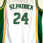 Kyrie Irving No. 24 St. Patrick's High School White Embroidered Jersey