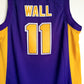 John Wall High School No. 11 Purple Embroidered Jersey