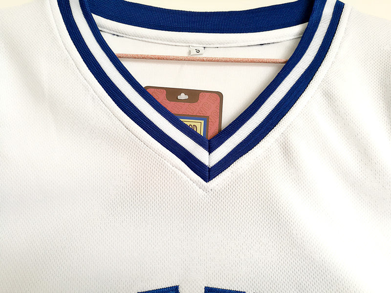 NCAA Duke University No. 33 Hill White Embroidered Basketball Jersey