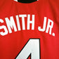 NCAA North Carolina State University No. 4 JR. Smith red embroidered jersey