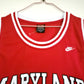 NCAA University of Maryland No. 34 Len Bias BIAS red embroidered jersey