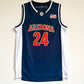 NCAA University of Arizona No. 24 Iguodala dark blue double-layer embroidered basketball jersey