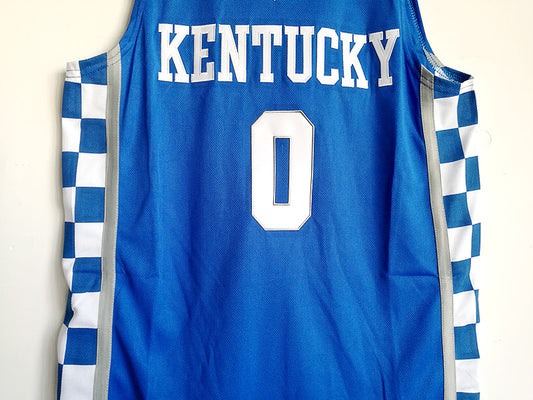 NCAA University of Kentucky No. 0 FOX Fox blue basketball jersey