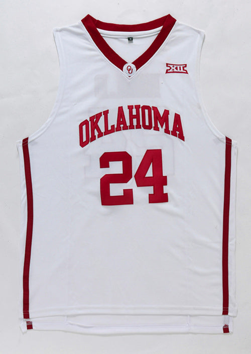 NCAA Oklahoma Sooners #24 Buddy Held White