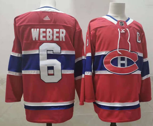 NHL Montreal Canadiens WEBER # 6 Jersey