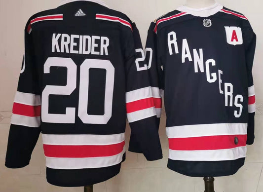 NHL New York Rangers  KREIDER # 20 Jersey