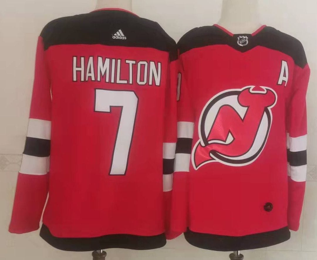 NHL New Jersey Devils HAMILTON # 7 Jersey