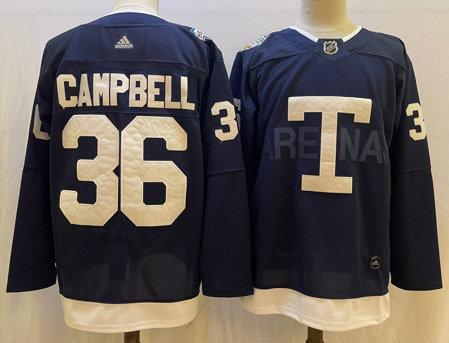 NHL Toronto Maple Leafs CAMPBELL # 36 Jersey