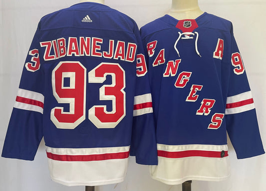 NHL New York Rangers ZIBANE JAD# 93 Jersey