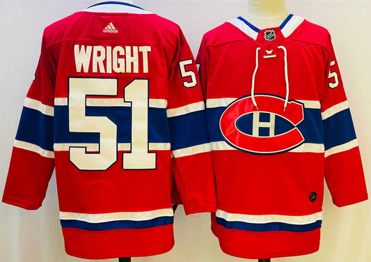 NHL Montreal Canadiens WRIGHT  # 51 Jersey