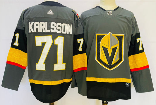 NHL Vegas Golden Knights KARLSSON # 71 Jersey