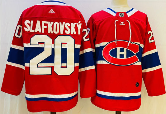 NHL Montreal Canadiens SLAFKOVSKY# 20 Jersey