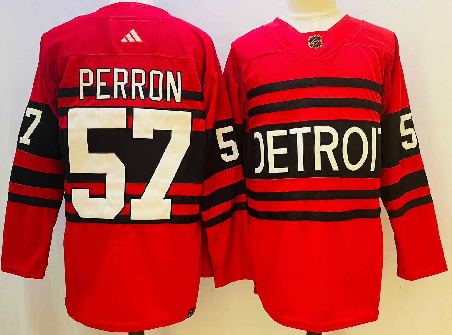 NHL Detroit Red Wings  PERRON # 57 Jersey
