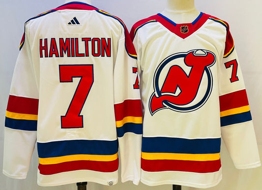 NHL New Jersey Devils HAMILTOM # 7 Jersey