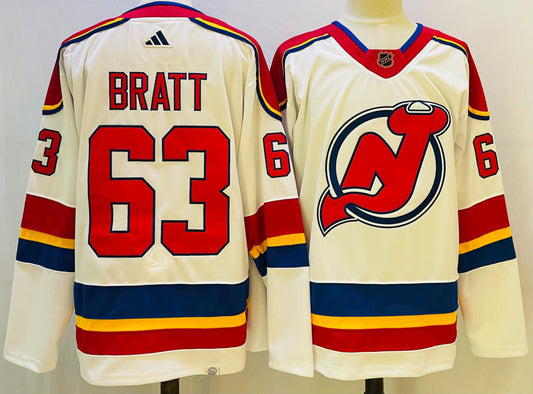 NHL New Jersey Devils BRATT # 63 Jersey