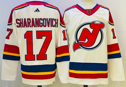 NHL New Jersey Devils SHARANGOVICH # 17 Jersey