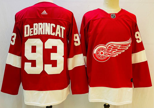 NHL Detroit Red Wings DEBRINCAT # 93 Jersey