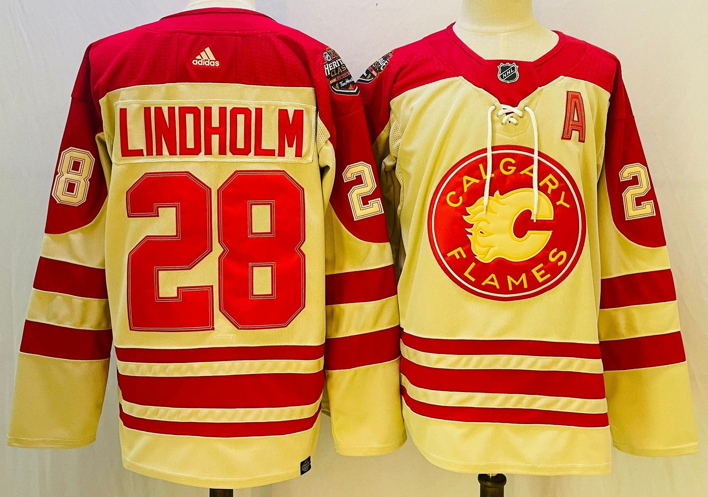 NHL Calgary Flames LINDHOLM # 28 Jersey