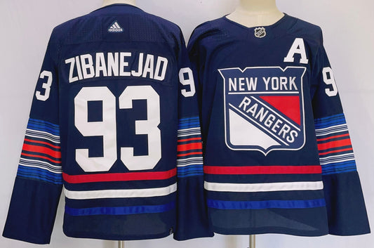 NHL New York Rangers  ZIBANEJAD # 93 Jersey