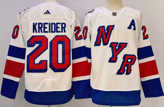 NHL New York Rangers KREIDER # 20 Jersey