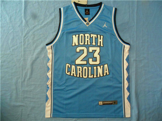Bulls No. 23 Jordan North Carolina State University away embroidery blue jersey