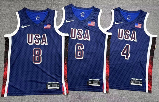 Joel Embiid Team USA 2024 Olympics Jersey