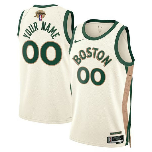 Custom Boston Celtics NBA Finals 2024 Jersey