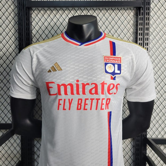 2023/2024 Player Version Lyon Home Football Shirt