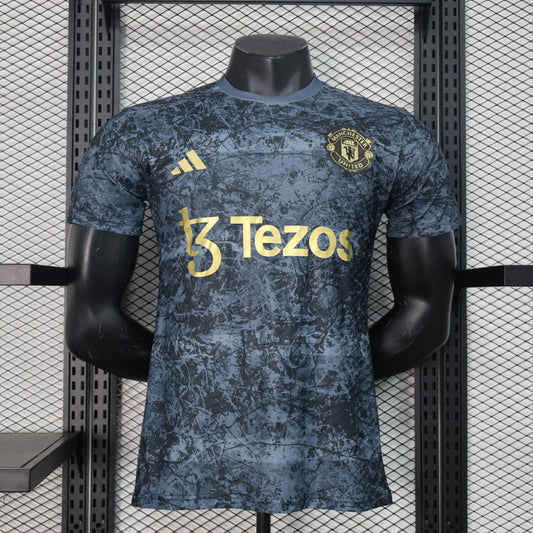 2024/2025 Player Version Manchester United Special Edition Black Football Shirt 1:1 Thai Quality