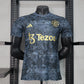 24-25 Manchester United co-branded black and grey player version jersey