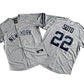 Men's New York Yankees 22# Juan Soto Gray Nike Gray Player Name Jersey