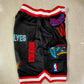 2024 NBA All-Star Western Black Full Density Embroidered Pocket Pants