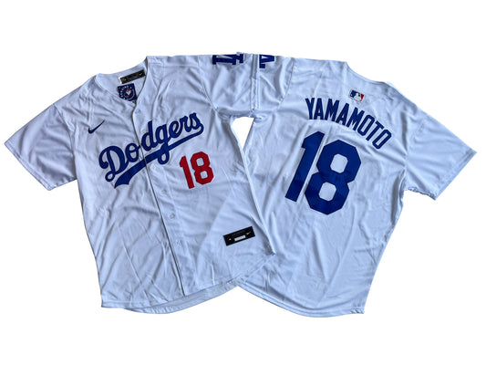 Los Angeles Dodgers Yoshinobu Yamamoto  White Home Limited Player Jersey