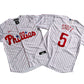 Men's Philadelphia Phillies 5# Bryson Stott  White Home Replica Player Name Jersey