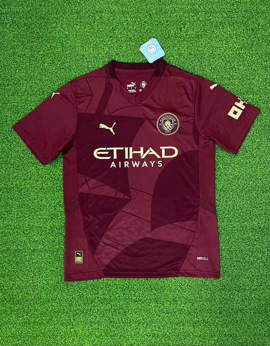 24-25 Manchester City Second away game Fan Edition Embroidered Jersey