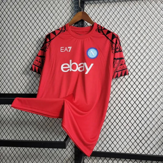 2023/2024 Napoli Training Wear Red Soccer Jersey 1:1 Thai Quality