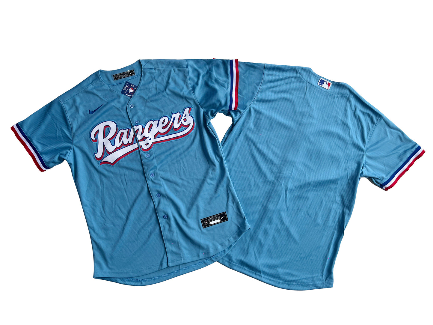 Men's Texas Rangers Light Blue Player Jersey