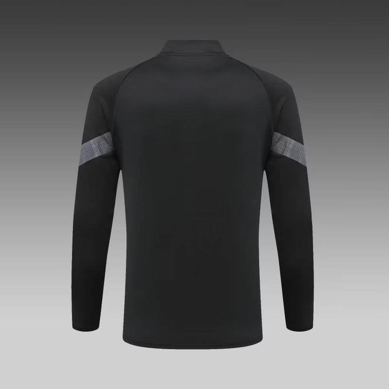 2022/2023 AC Milan Long Zipped Jacket Black Soccer Jersey 1:1 Thai Quality