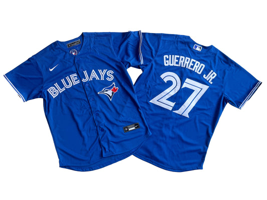 Men's Toronto Blue Jays Vladimir Guerrero Jr. #27 Blue Alternate Replica Player Jersey