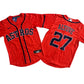 KID Youth Houston Astros 27# Jose Altuve  Orange Home Replica Player Name Jersey